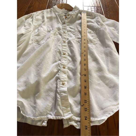 Women's Lucky Brand Split Back Button Front Shirt SZ M - Picture 7 of 10